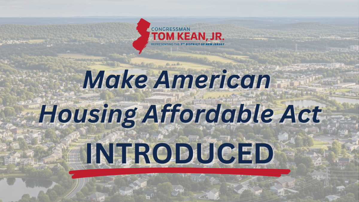 Make American Housing Affordable Act Introduced