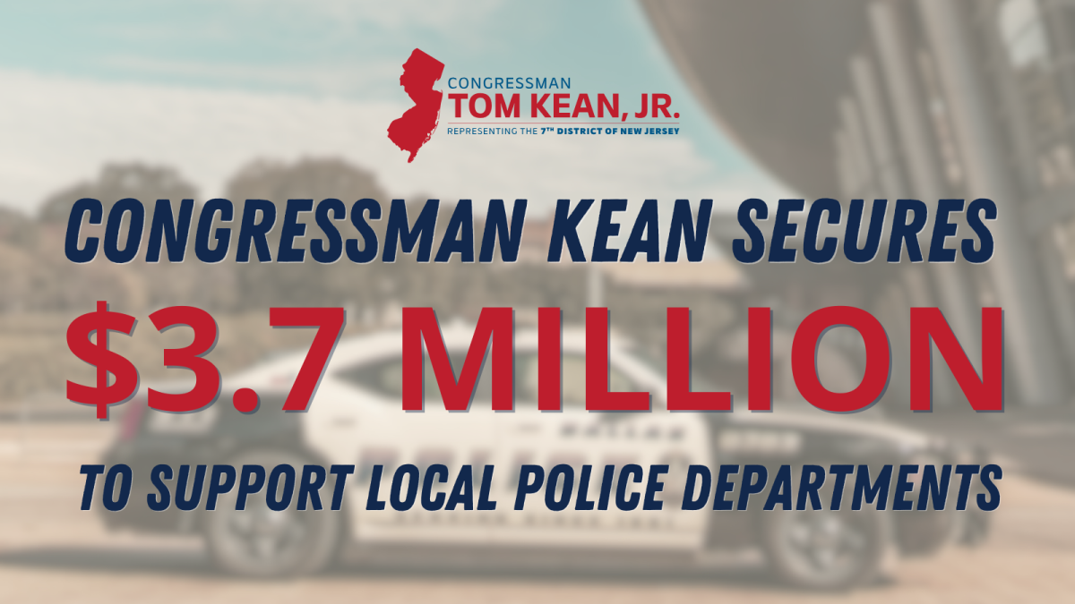 Kean secures 3.7 million for police