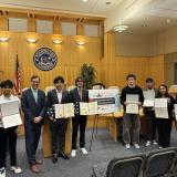 Congressman Kean with 2025 Congressional App Challenge participants