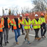 Congressman Kean, Secretary Duffy, Governor Murphy, and Local Officials at I-80 Sinkhole Site