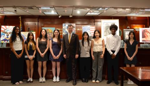 Art Competition Group Photo
