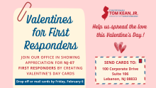 Valentines for First Responders Graphic